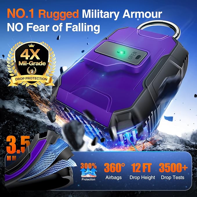 Armoured Heavy Duty for AirPods Pro1 Generation Case - Image 2
