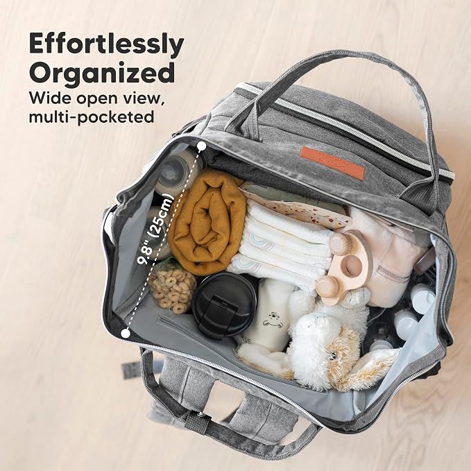 KeaBabies Baby Diaper Bag Backpack - Image 3