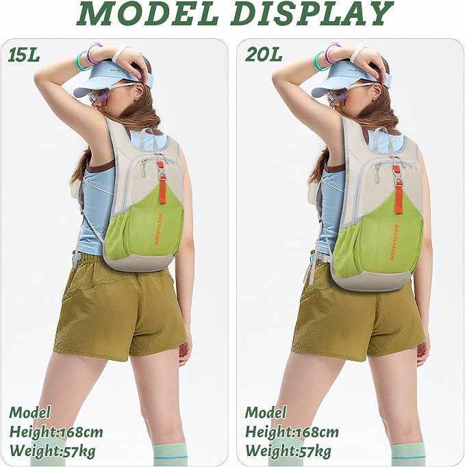 BECOJADDE 20L Small Hiking Backpack - Image 5
