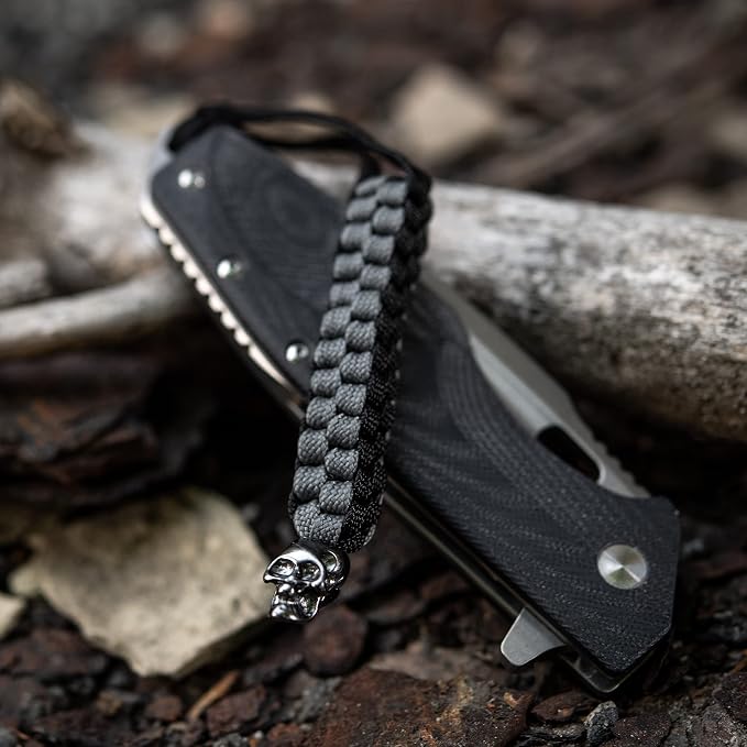 M-Tac Skull Knife Lanyard with Bead – Paracord Lanyard - Image 2