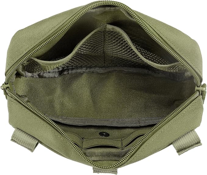 FRTKK Tactical Molle Admin Pouch Utility Laser Cut EDC Tool Pouch Bag - Image 3
