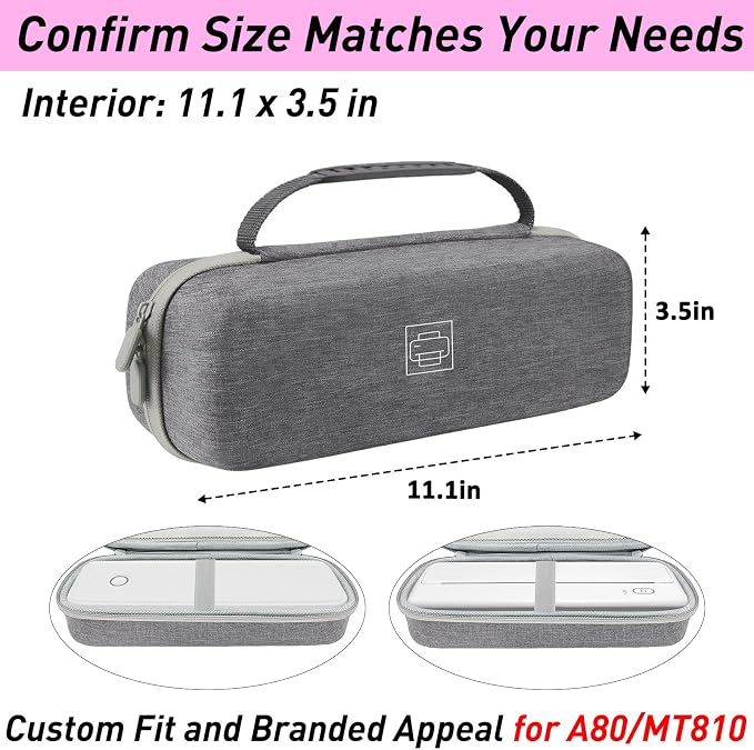 Klawdsky Hard Portable Printer Case Compatible - Image 3