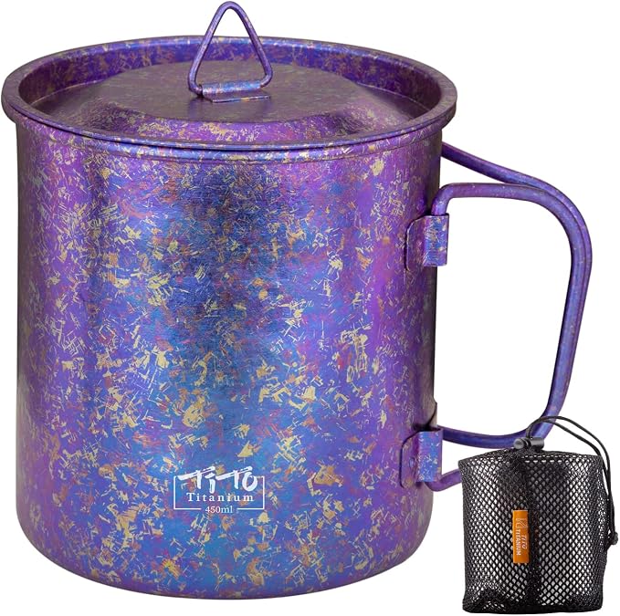 TiTo Titanium Cup Titanium Pot by TiToTitanium