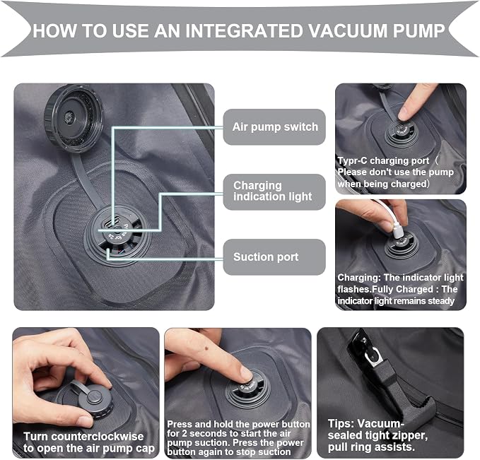 coowoz Vacuum Backpack Travel - Image 3