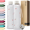 KIVY Clear water bottle 32oz Fits Backpack & Cupholder by KIVY