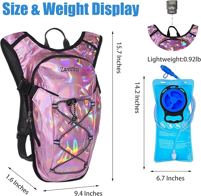 Reflective Hydration Backpack, Hydration Pack - Image 2