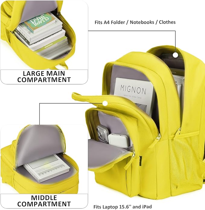 abshoo Classical Basic Travel Backpack - Image 2