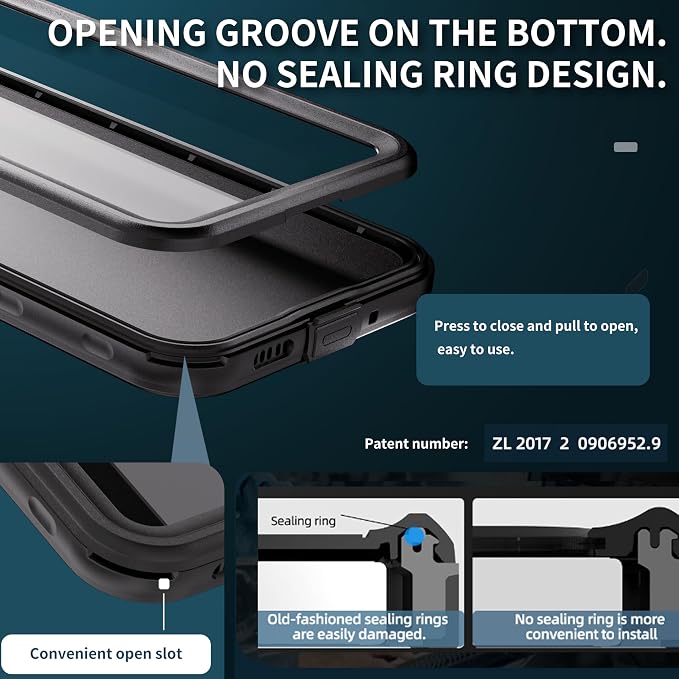 Hllhunkhe for Samsung Galaxy A16 5G Case Waterproof, Rugged Full Body - Image 6