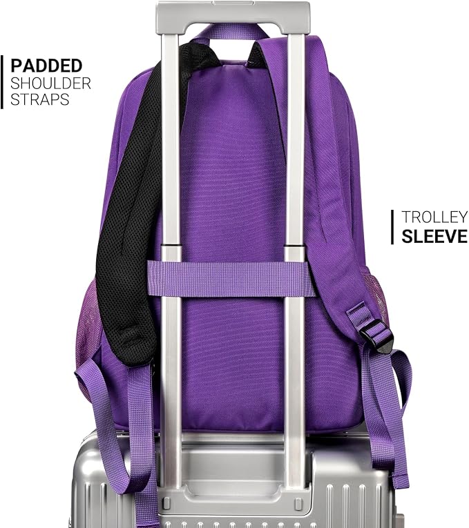 ZORFIN 26L Backpack for College, and Travel: Water Resistant Bookbag - Image 5