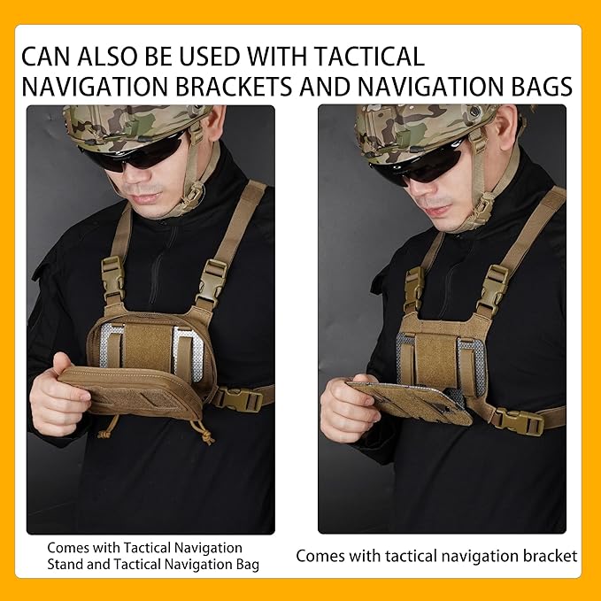 Outdoor Molle Phone Carrier, Lightweight Foldable Navigation Board - Image 6