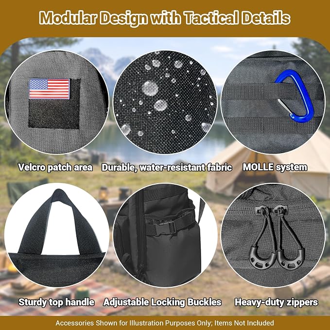 kokkoya Lightweight Tactical Backpacks - Image 6