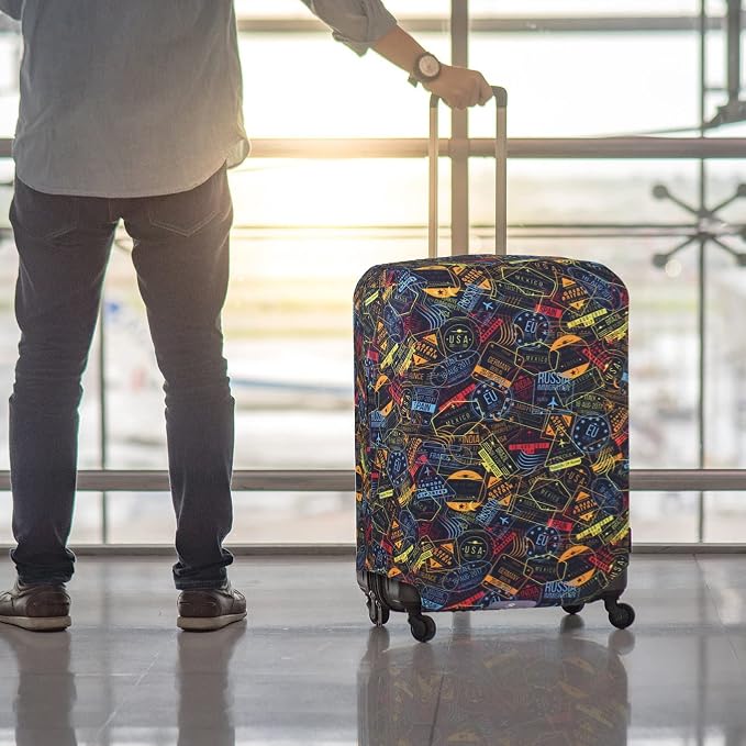 Explore Land Travel Luggage Cover Suitcase Protector Fits 27-30 Inch Case - Image 6