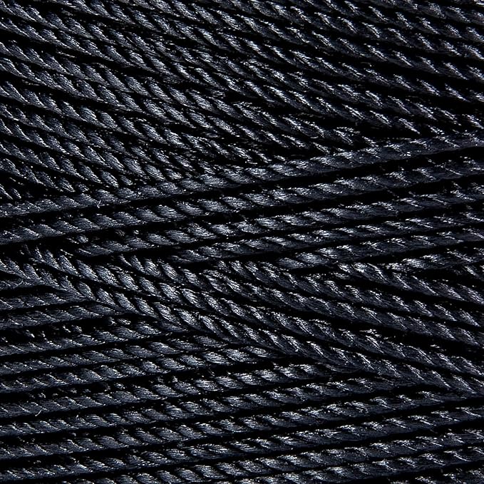 HONGDA Tarred Bank Line Twine, 1920 Feet Nylon Twine #9 Bank Line-Black Nylon - Image 4