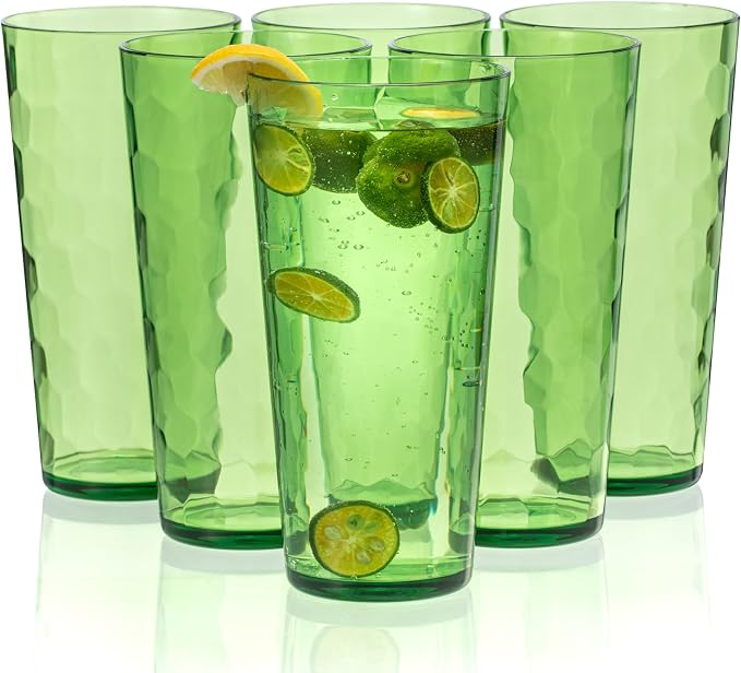 KOXIN-KARLU Mixed Drinkware 26-ounce Plastic Tumbler Acrylic Water Glasses by KOXIN-KARLU