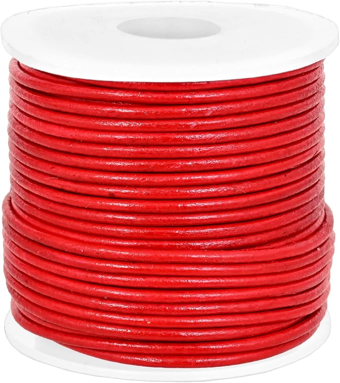 GENIQUE Real/Genuine Round Leather String Cord - Image 2