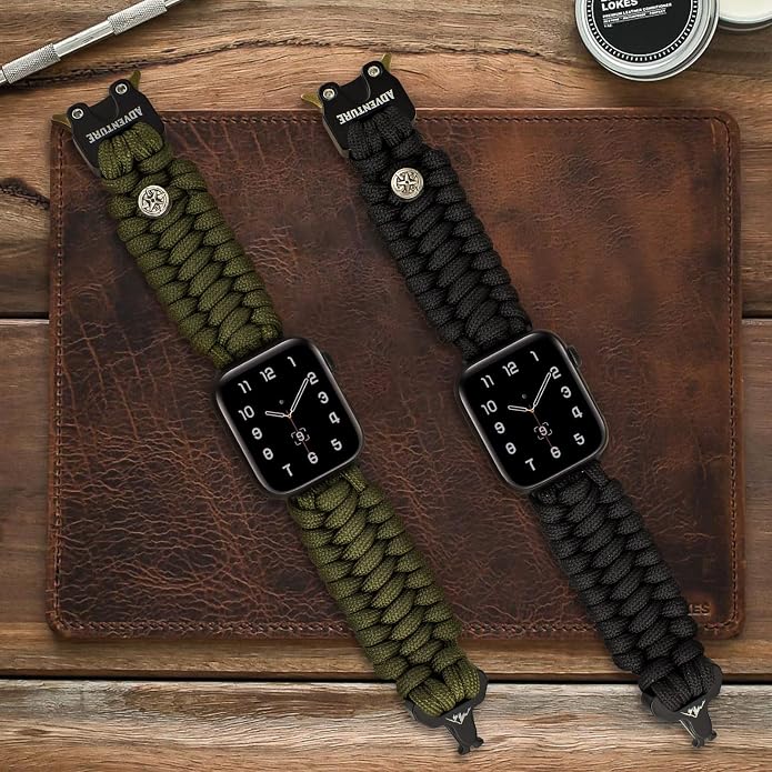 Paracord Band Compatible with Apple Watch Band 38mm 40mm 41mm 42mm 44mm 45mm - Image 5