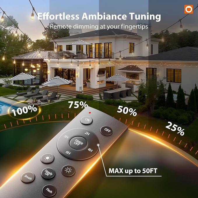 addlon 200FT Outdoor String Lights LED - Image 7