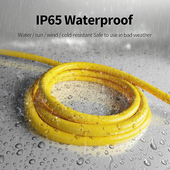 POWGRN 2 Pack 6 ft 12/3 Outdoor Extension Cord Waterproof Heavy Duty - Image 5