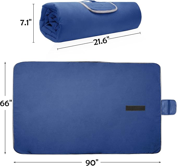 Tirrinia Large Waterproof Outdoor Blanket, Soft Warm Windproof Stadium Blanket - Image 7