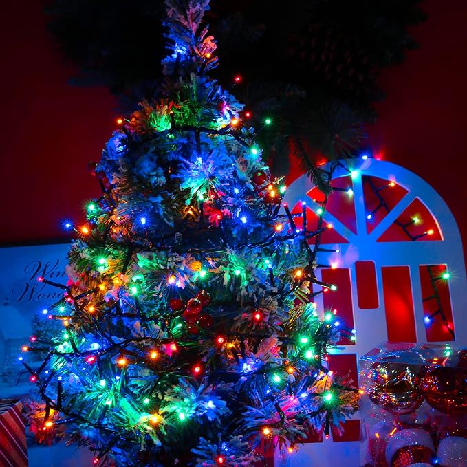 AWQ 500 LED 49ft Christmas Cluster Lights Christmas Decoration String Lights - Image 5
