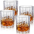 4 Sets Plastic Whiskey Glasses 14 oz Unbreakable Whiskey Drinking Glasses Old by Unknown