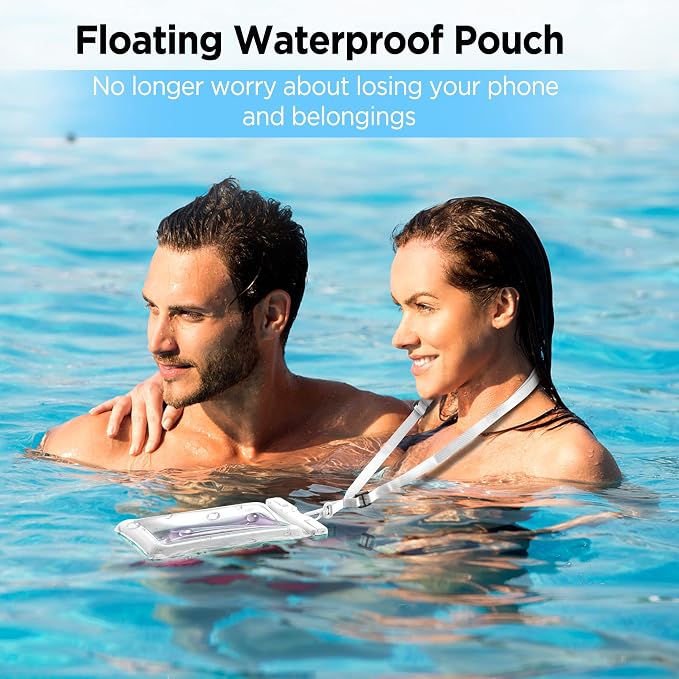 CACOE Floating Universal Waterproof Phone case 2 Pack-Up to 7.0", Phone Pouch - Image 2
