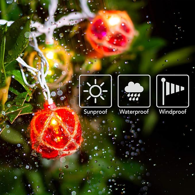 Brillarlights Nautical Fishing Float String Lights, Beach Themed Buoy Lights - Image 4