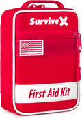 SurviveX Small First Aid Kit for Car, Travel & Home by SurviveX