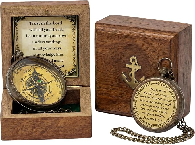 Handmade Brass Antique Compass by ELYTHOS