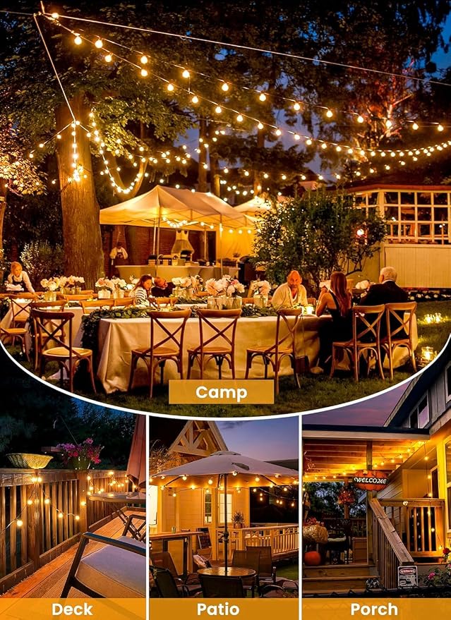 Brightown 38FT Solar String Lights Outdoor - Image 7