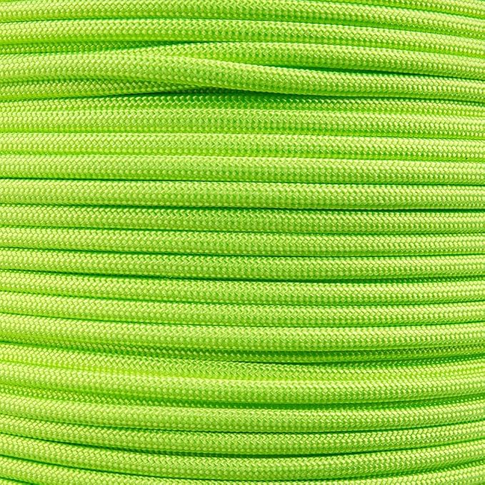 Paracord Planet Solid Color 550lb Paracord – 7 Strand Type III Nylon Cord by ParacordPlanet