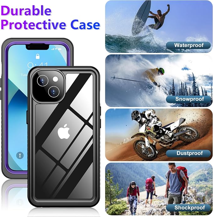 Red2Fire 2024 New for iPhone 13 Case Waterproof, Phone Case for iPhone 13 6.1" - Image 6