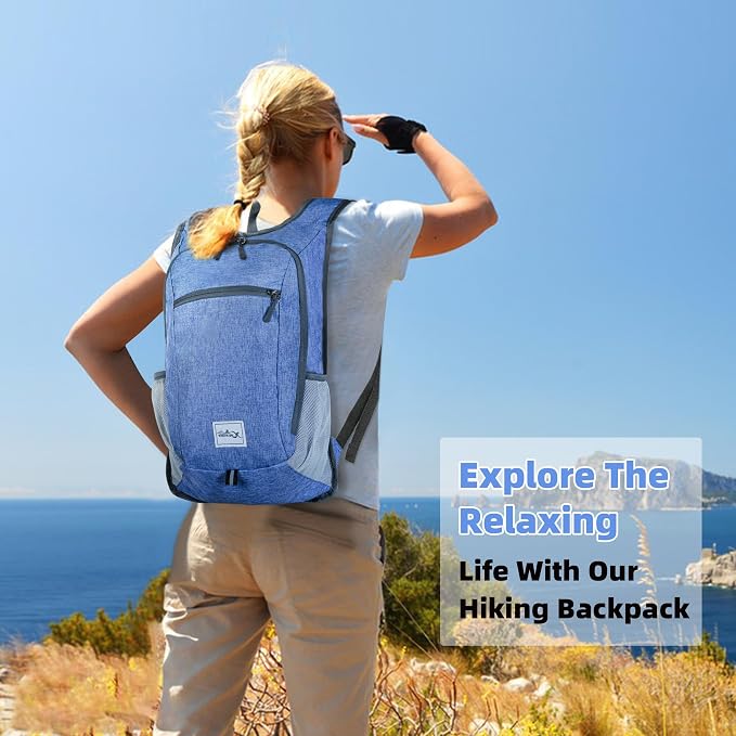 Xgunion Hiking Backpack 10L Small Travel Lightweight Daypack Foldable Hiking - Image 7