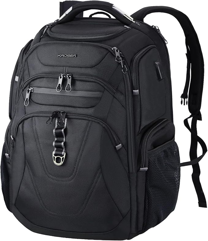 KROSER TSA Friendly Travel Laptop Backpack 18.4 inch XXXL Gaming Backpack by KROSER