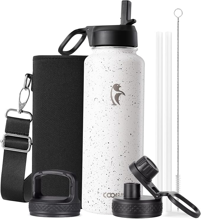 Coolflask Water Bottle 40 oz Insulated by Coolflask