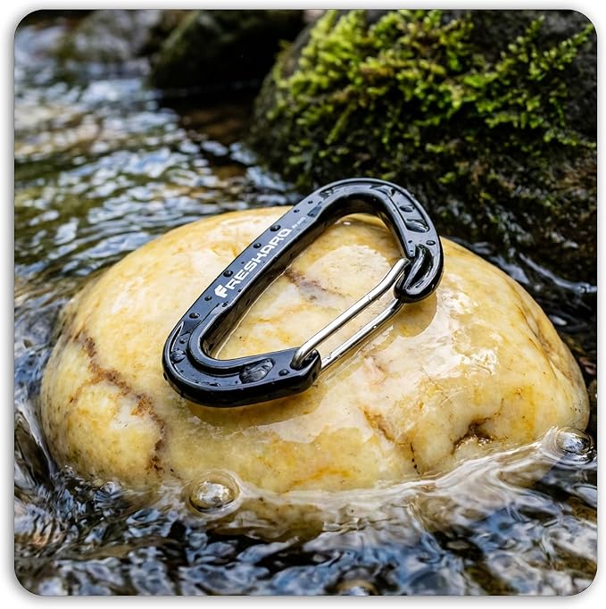 FresKaro 5pcs Nano Carabiner Clips, 8kN 1798lbs, Small Sturdy, Reliable - Image 7