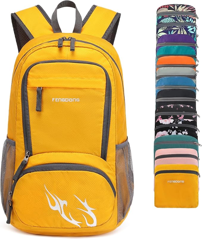 FENGDONG 35L Lightweight Foldable Waterproof Packable Travel Small Hiking by FENGDONG