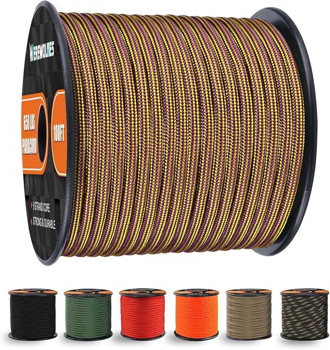 WEREWOLVES 650lb Paracord/Parachute Cord by WEREWOLVES