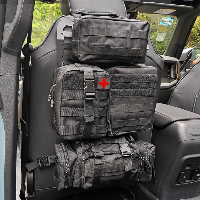 MAIKER 2pcs Tactical Seat Back Molle Panel Compatible - Image 7