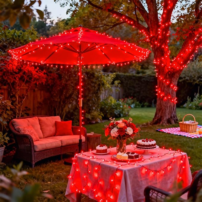 JMEXSUSS 2 Pack Solar String Lights Outdoor Waterproof, Total 66 FT 200 LED - Image 7