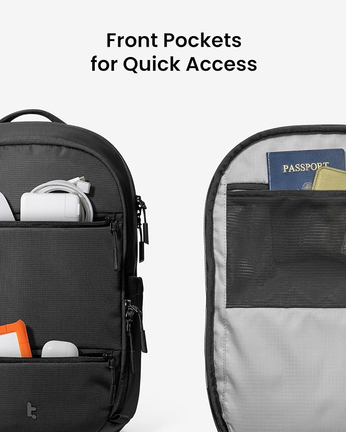 tomtoc 16-Inch Laptop Backpack, 22L Lightweight Daypack, Protective Organized - Image 6