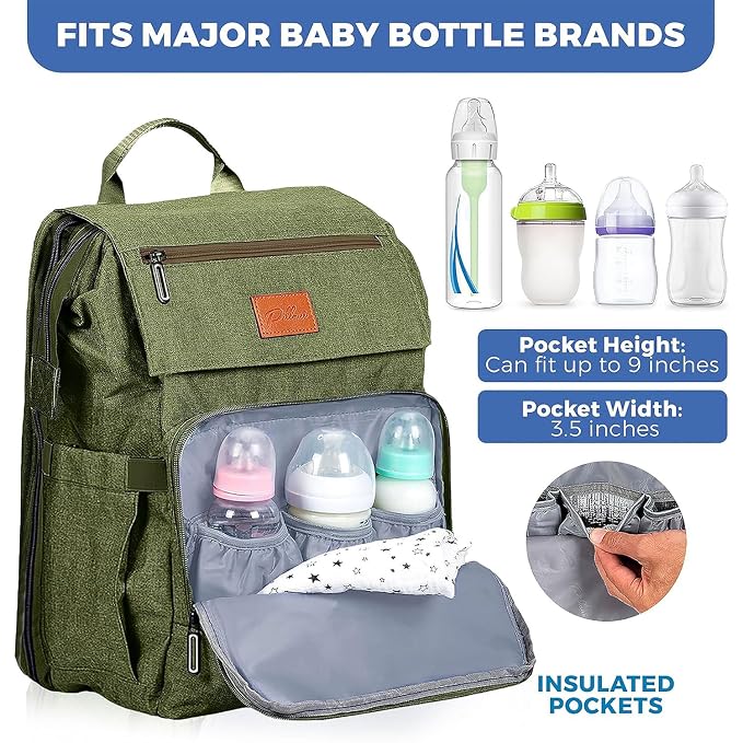 PILLANI Baby Diaper Bag Backpack - Image 4