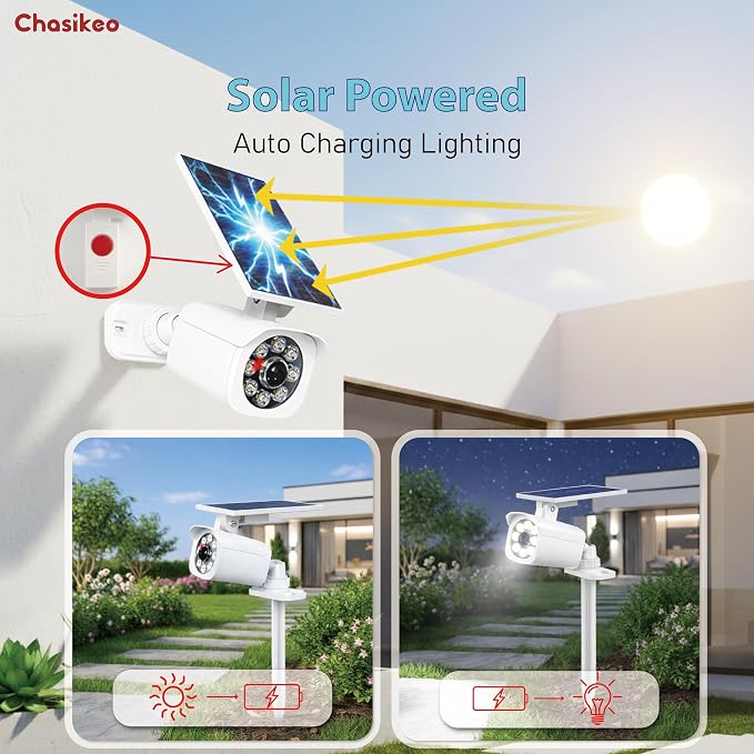 2 Pack Solar Motion Lights Outdoor, Solar Spotlights - Image 4