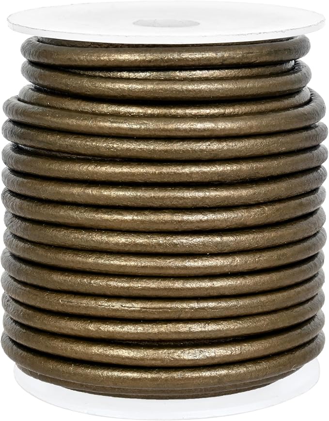 GENIQUE Real/Genuine Round Leather String Cord - Image 3