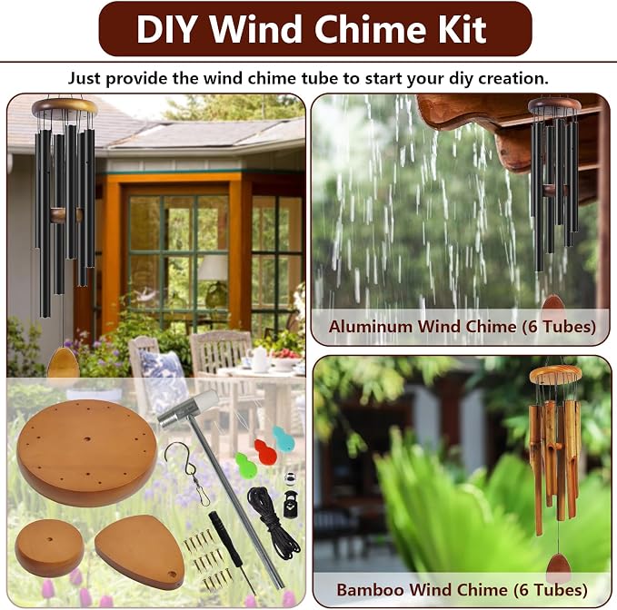 Wind Chime Replacement Parts, Wind Catcher, 19.6FT Nylon Cord, DIY Wind Chime - Image 5