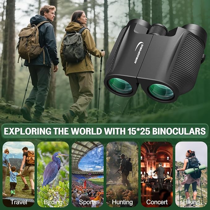 Aurosports 12x32 Compact Binoculars - Image 7