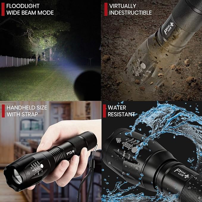 PeakPlus Rechargeable Tactical Flashlight LFX1000 - Image 5