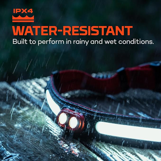 NEBO CurvBeam 600 Headlamp | 600 Lumens, 6 Light Modes, Rechargeable & AAA - Image 5