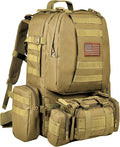 CVLIFE Tactical Backpack Military Army Rucksack 60L Large Assault Pack by CVLIFE