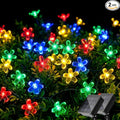 ITICdecor 2 Pack 50 LED Solar String Lights Outdoor Waterproof Flower Solar by ITICdecor
